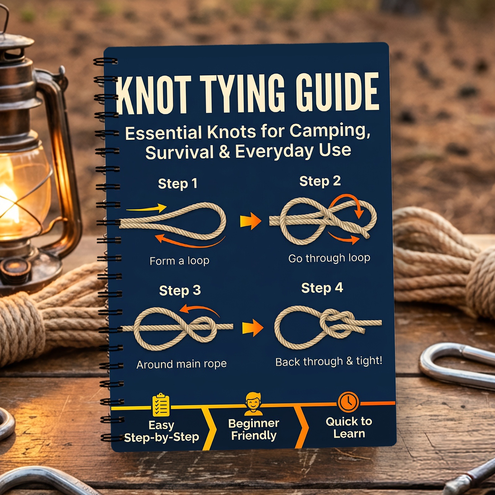 Outdoor Adventure Guide - Outdoor Survival Knots StepbyStep Guide Camping