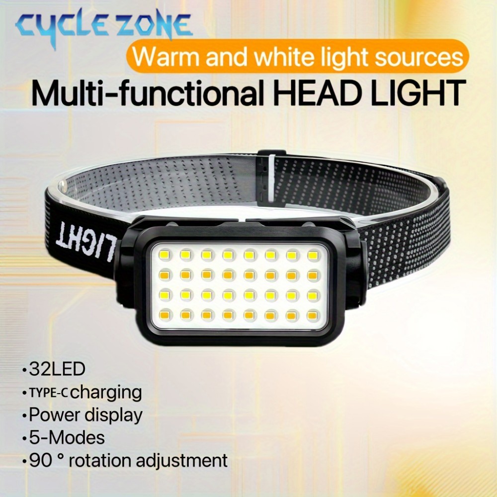 Rechargeable Headlamp with 32  - Outdoor Adventure Walks 리뷰 및 가격