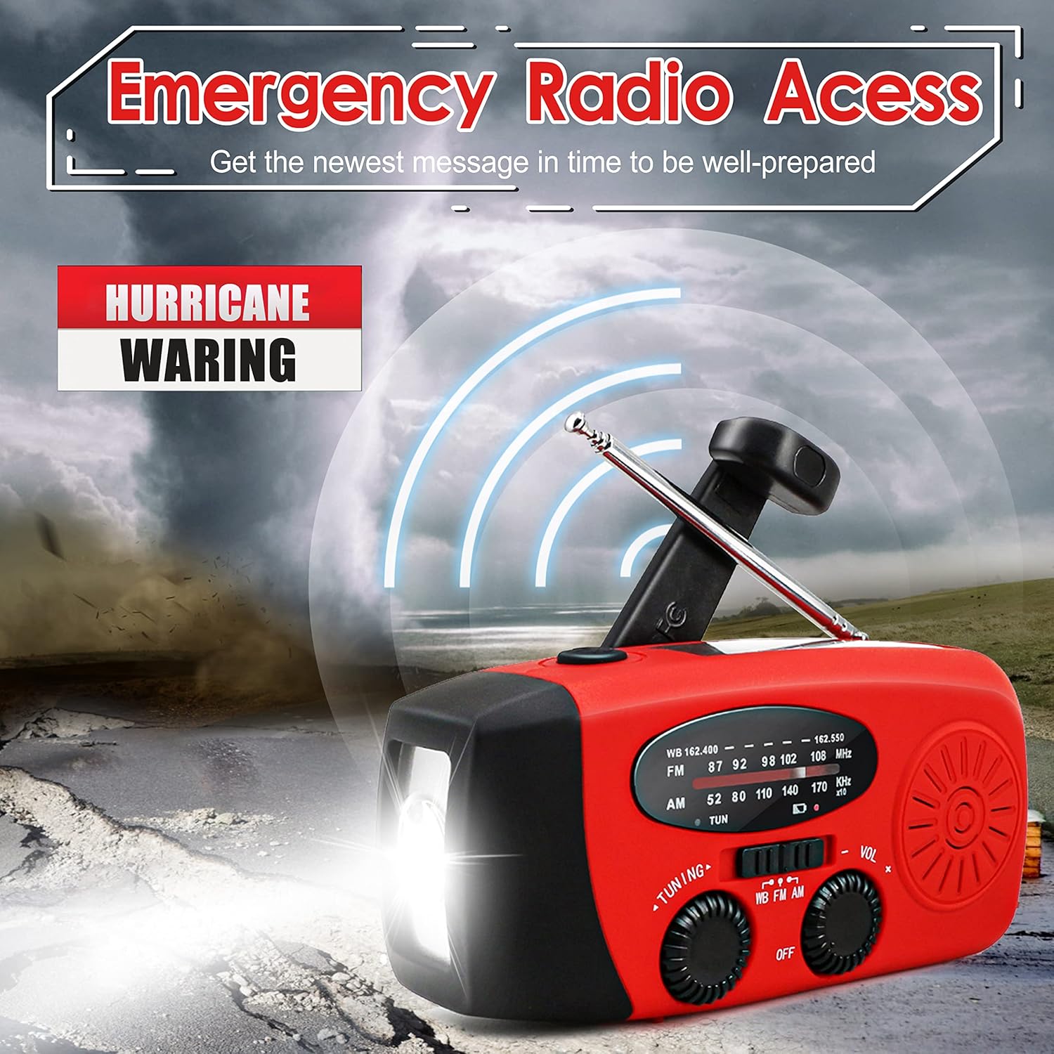 Multifunctional Hand Cranked G - Emergency Radio Solar 리뷰 및 가격