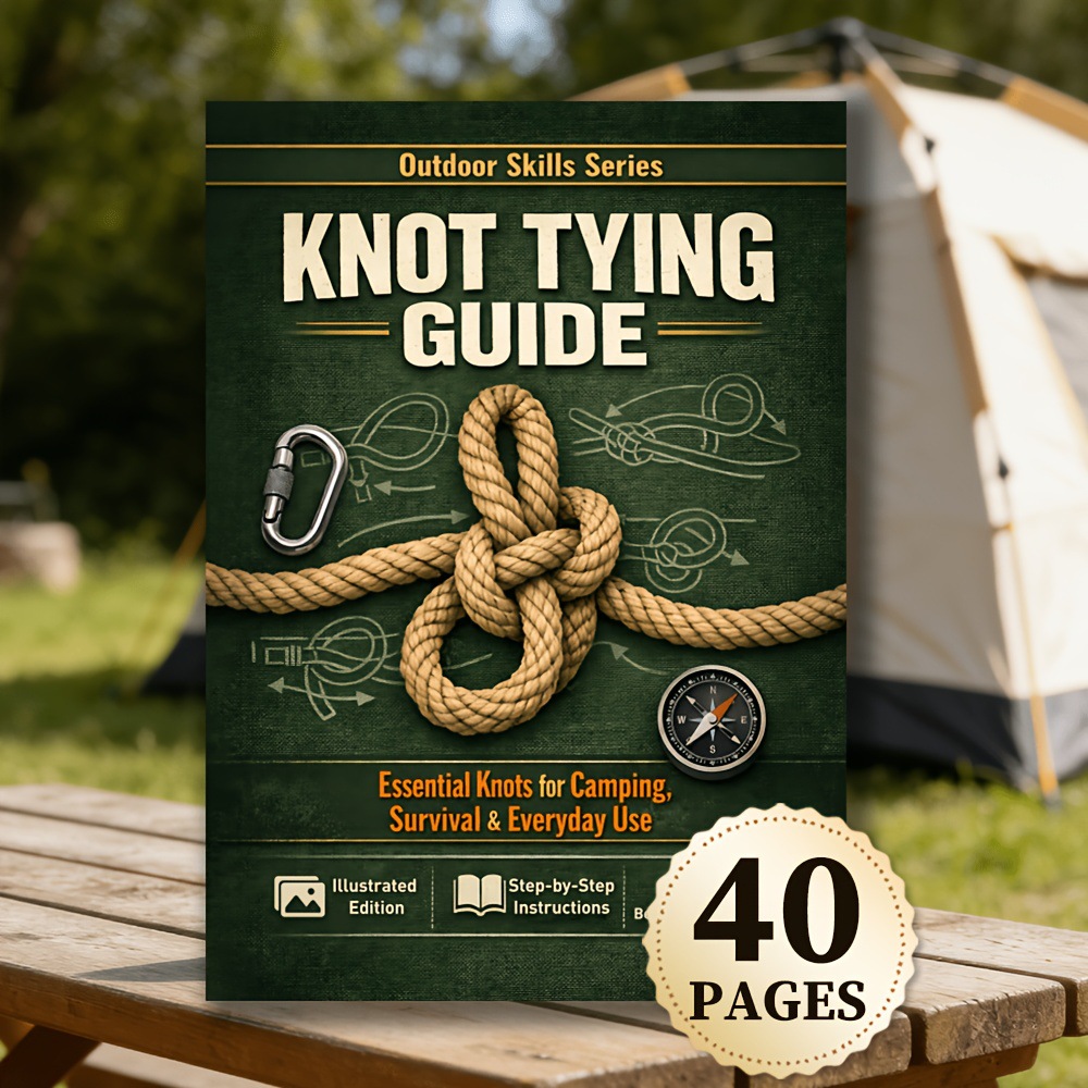 Camping Knots Manual 40 Page O - Outdoor Adventure Guide 리뷰 및 가격