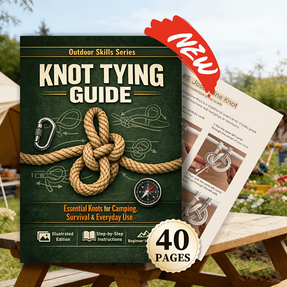Camping Knots Manual 40 Page O - Outdoor Adventure Guide 리뷰 및 가격