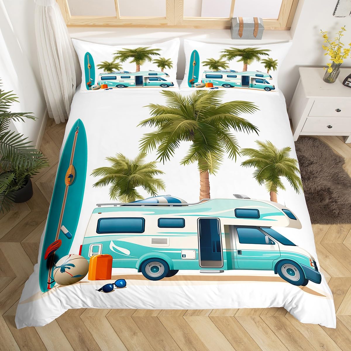 Happy Camping Duvet Cover Camp - Outdoor Adventure America 리뷰 및 가격