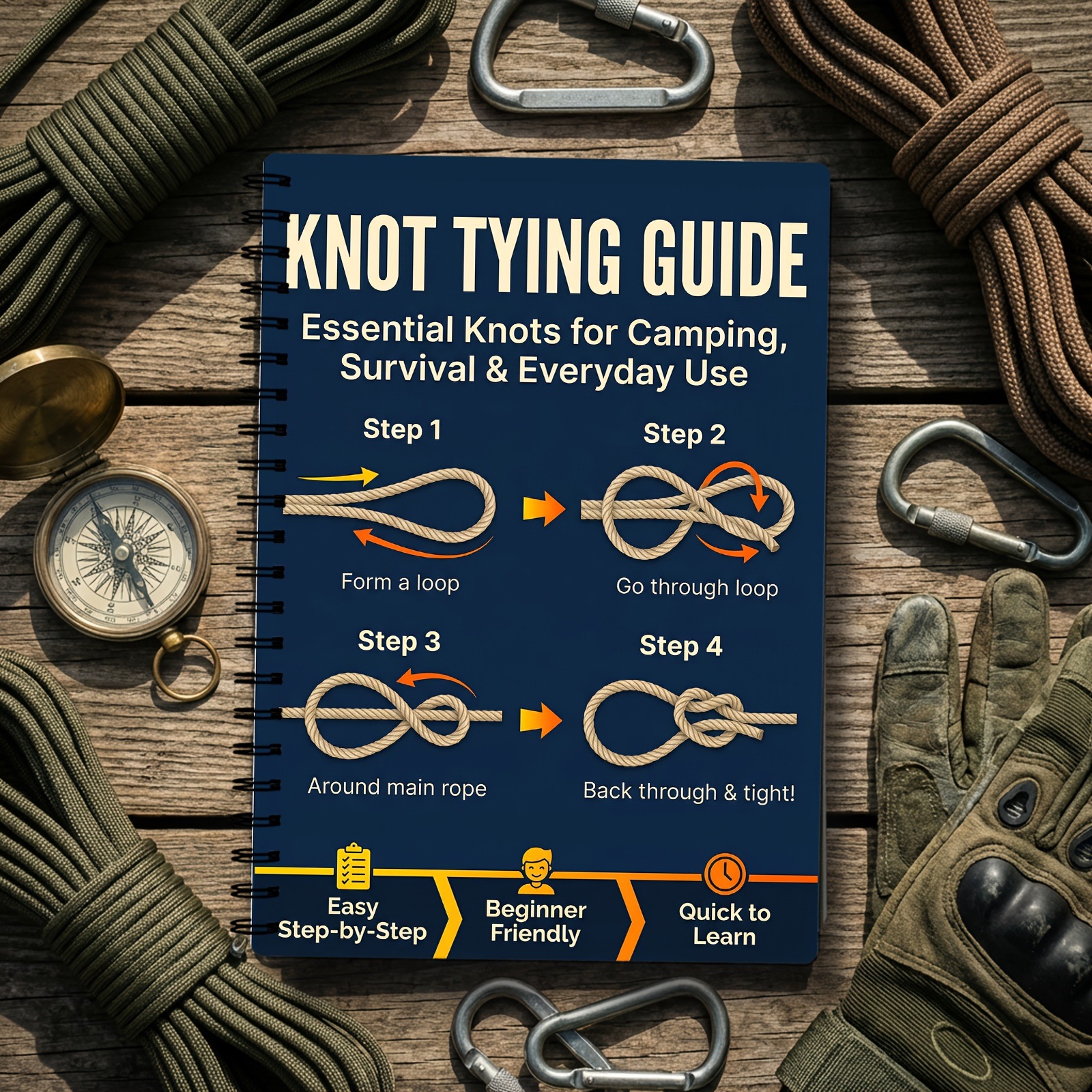 Outdoor Survival Knots StepbyS - Outdoor Adventure Guide 리뷰 및 가격