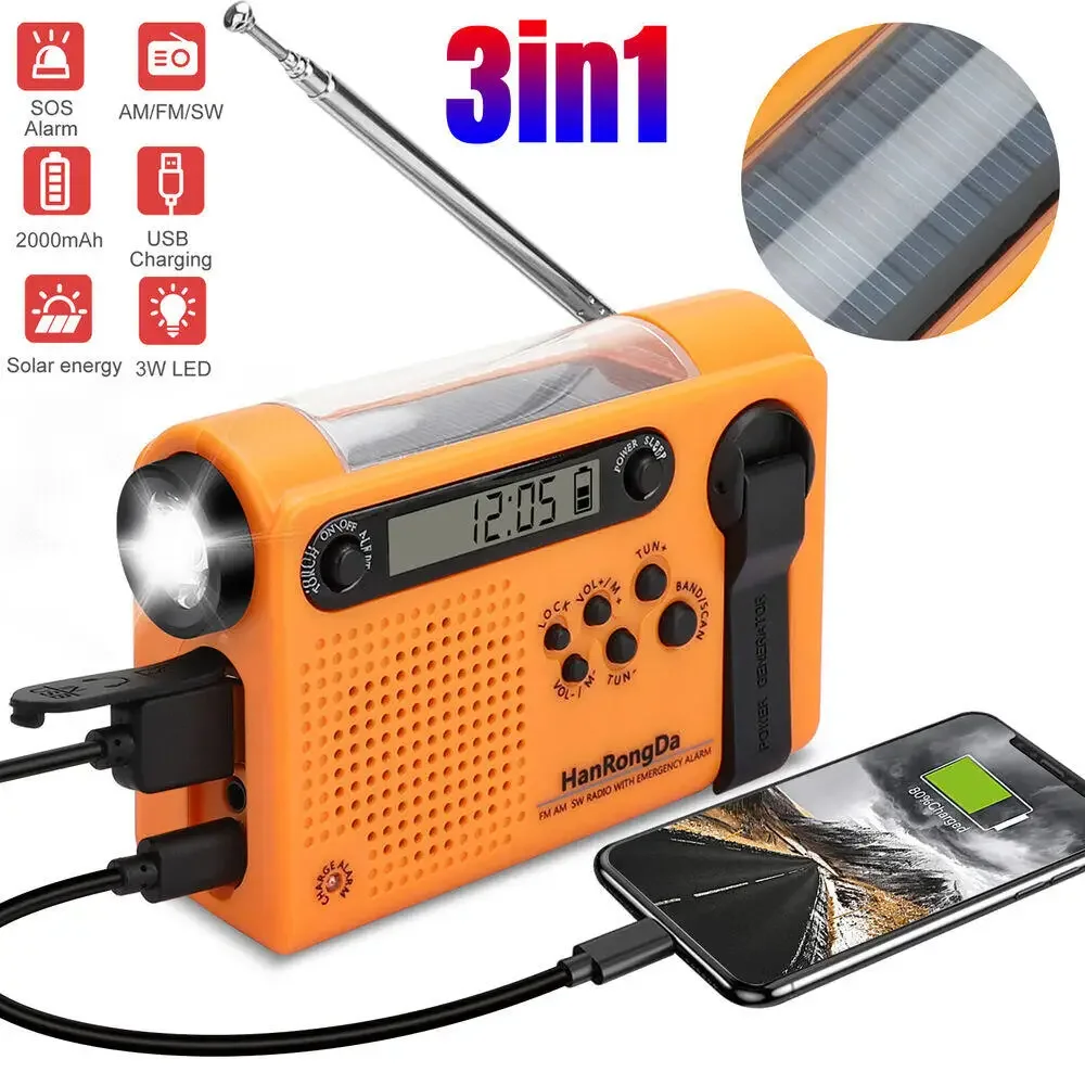 Portable AM/FM/SW Weather Radi - Emergency Radio Solar 리뷰 및 가격