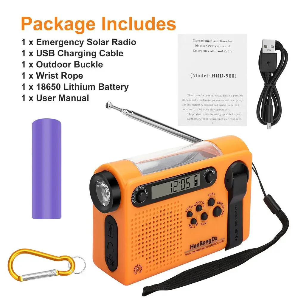 Portable AM/FM/SW Weather Radi - Emergency Radio Solar 리뷰 및 가격