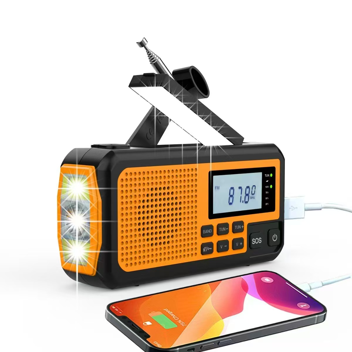 For Spanish Christmas Gift Eme - Emergency Radio Solar 리뷰 및 가격