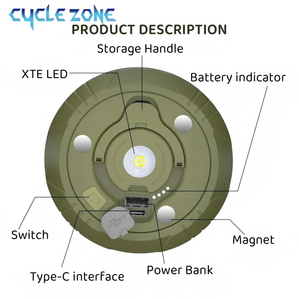 LED Camping Lamp with Reel Str - Outdoor Adventure Hunt 리뷰 및 가격