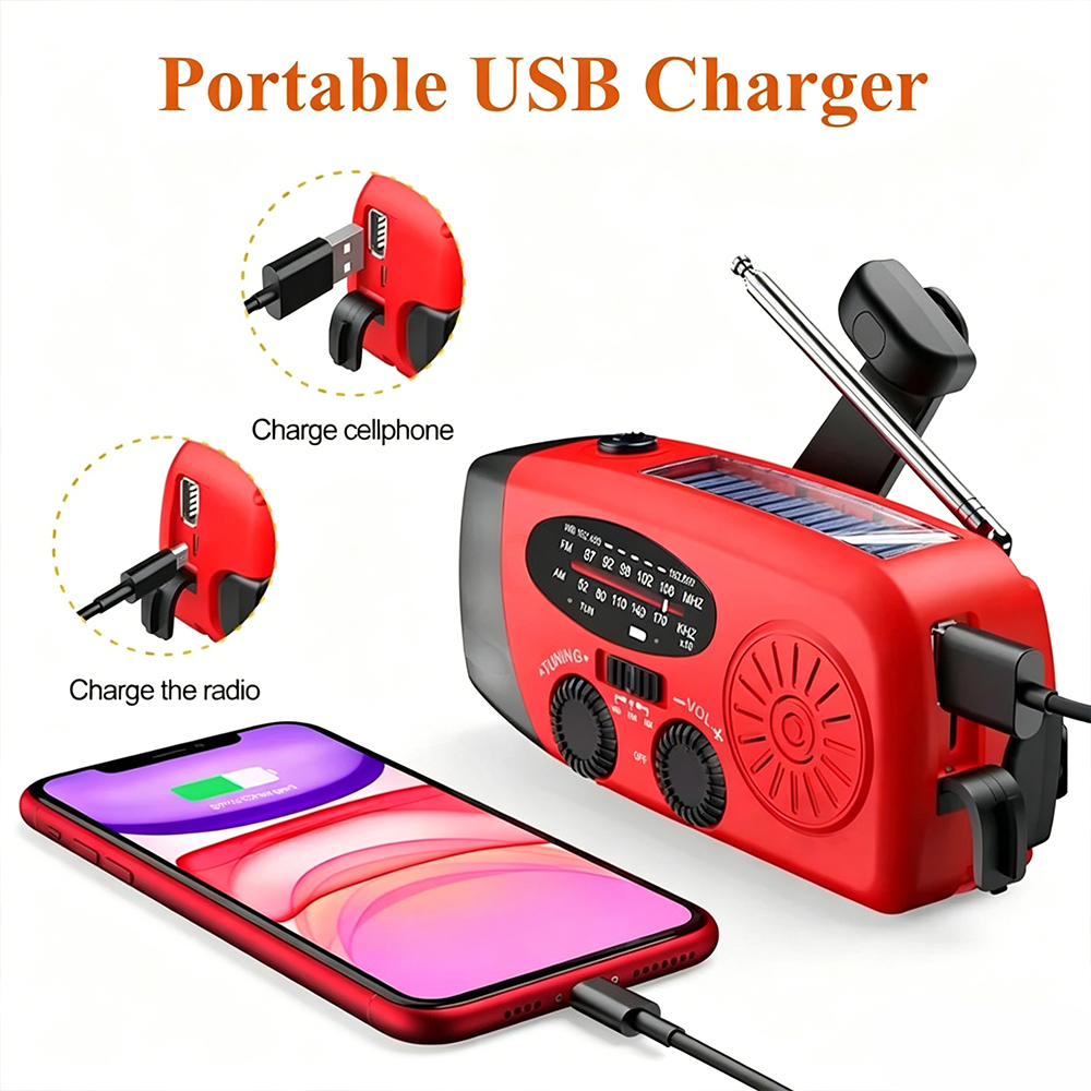 E01 Emergency Hand Crank Solar - Emergency Radio Solar 리뷰 및 가격