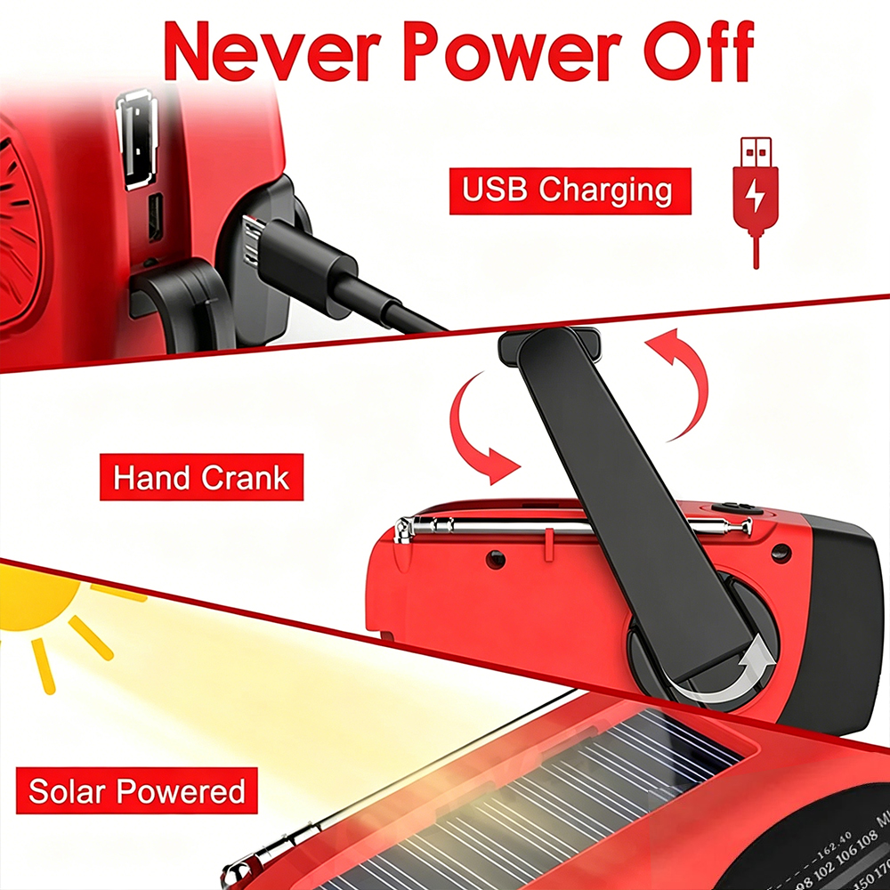 E01 Emergency Hand Crank Solar - Emergency Radio Solar 리뷰 및 가격