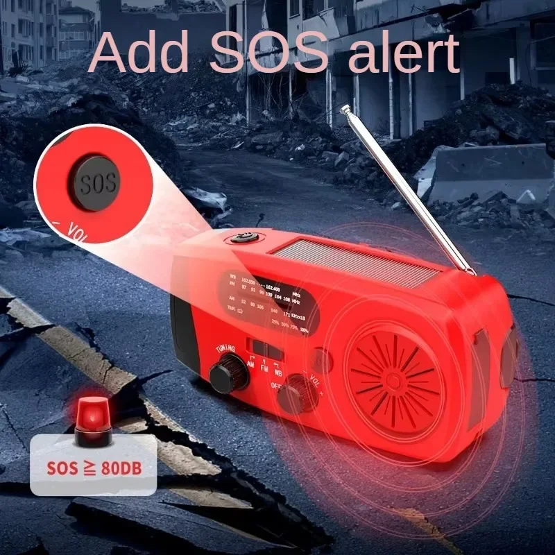 Portable Multifunctional Handh - Emergency Radio Solar 리뷰 및 가격