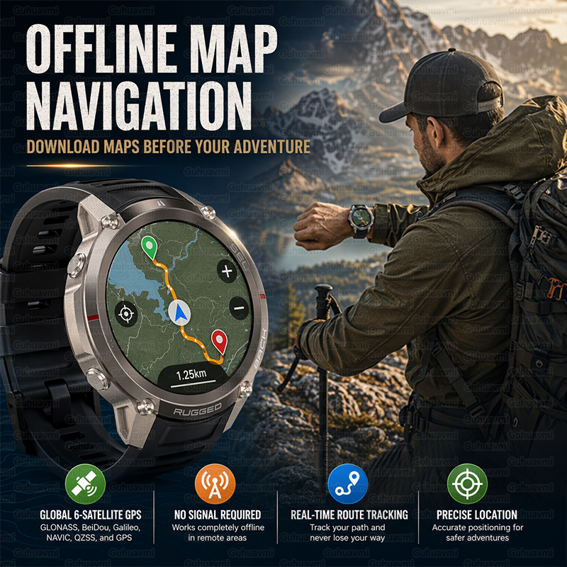 Outdoor Tactical GPS Smart Wat - Outdoor Adventure World 리뷰 및 가격