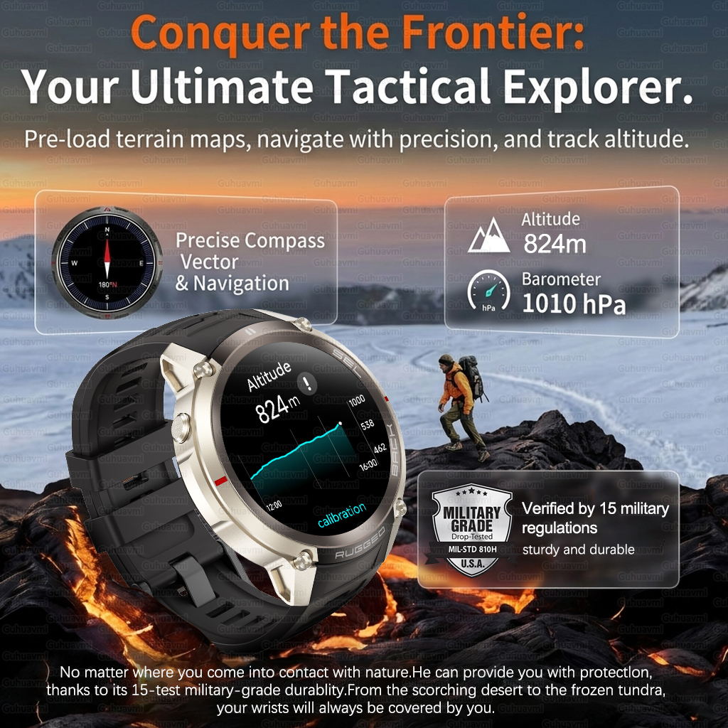 Outdoor Tactical GPS Smart Wat - Outdoor Adventure World 리뷰 및 가격