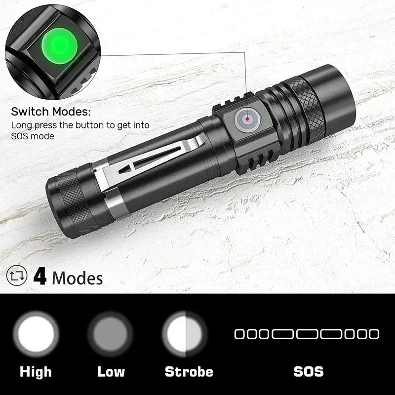 T6 LED Rechargeable Flashlight - Outdoor Adventure Hunt 리뷰 및 가격