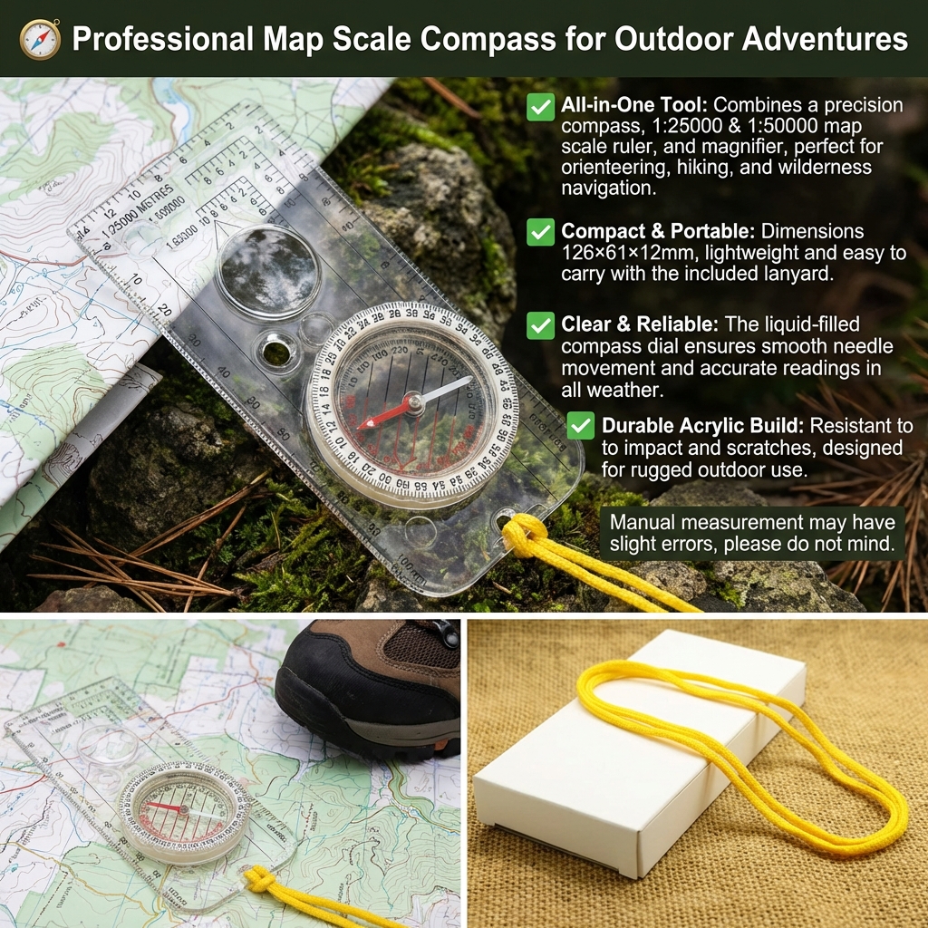 Navigation Map Ruler Compass - - Map Compass Orienteering 리뷰 및 가격