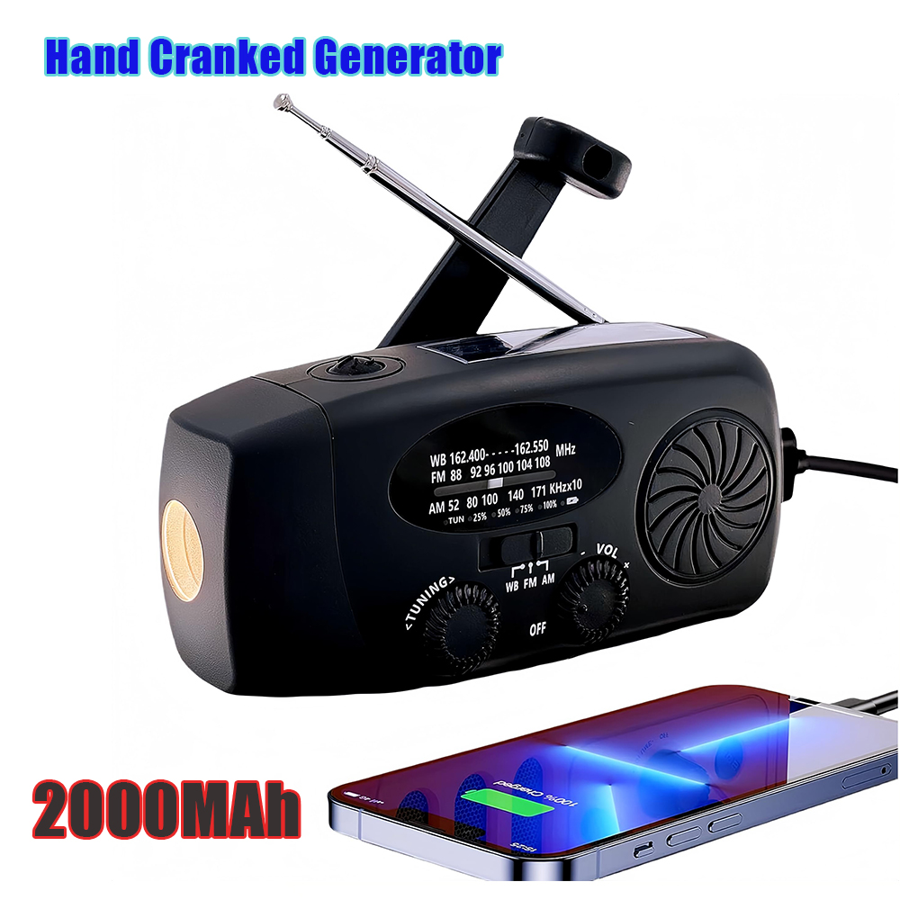 Multifunctional Portable Hand  - Emergency Radio Solar 리뷰 및 가격