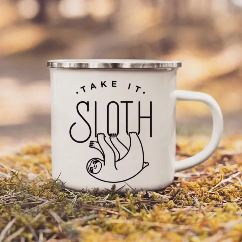 Coffee Mugs Take It Sloth Enam - Outdoor Adventure Walks 리뷰 및 가격