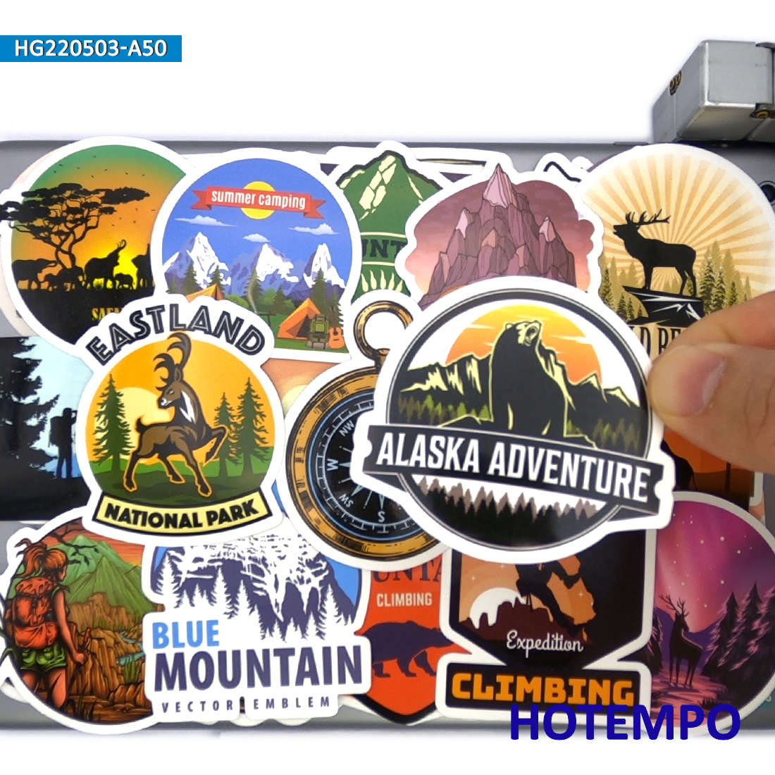 World Travel Stickers Set, Cli - Outdoor Adventure World 리뷰 및 가격